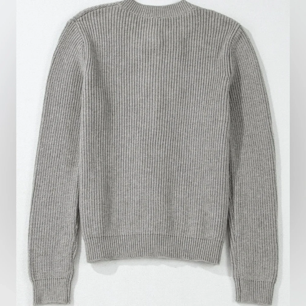 Bow Round Neck Long Sleeve Cardigan - Picture 8 of 8